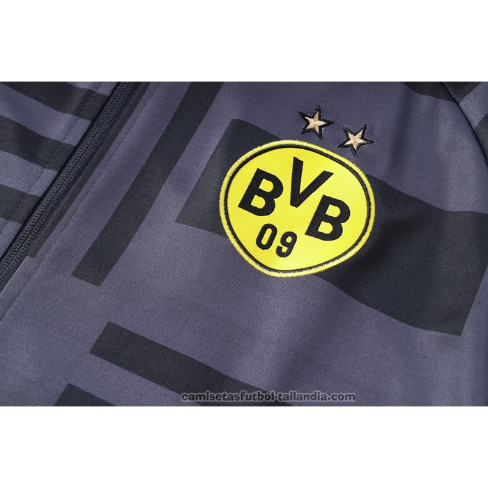 Chaqueta del Borussia Dortmund 22/23 Negro y Gris